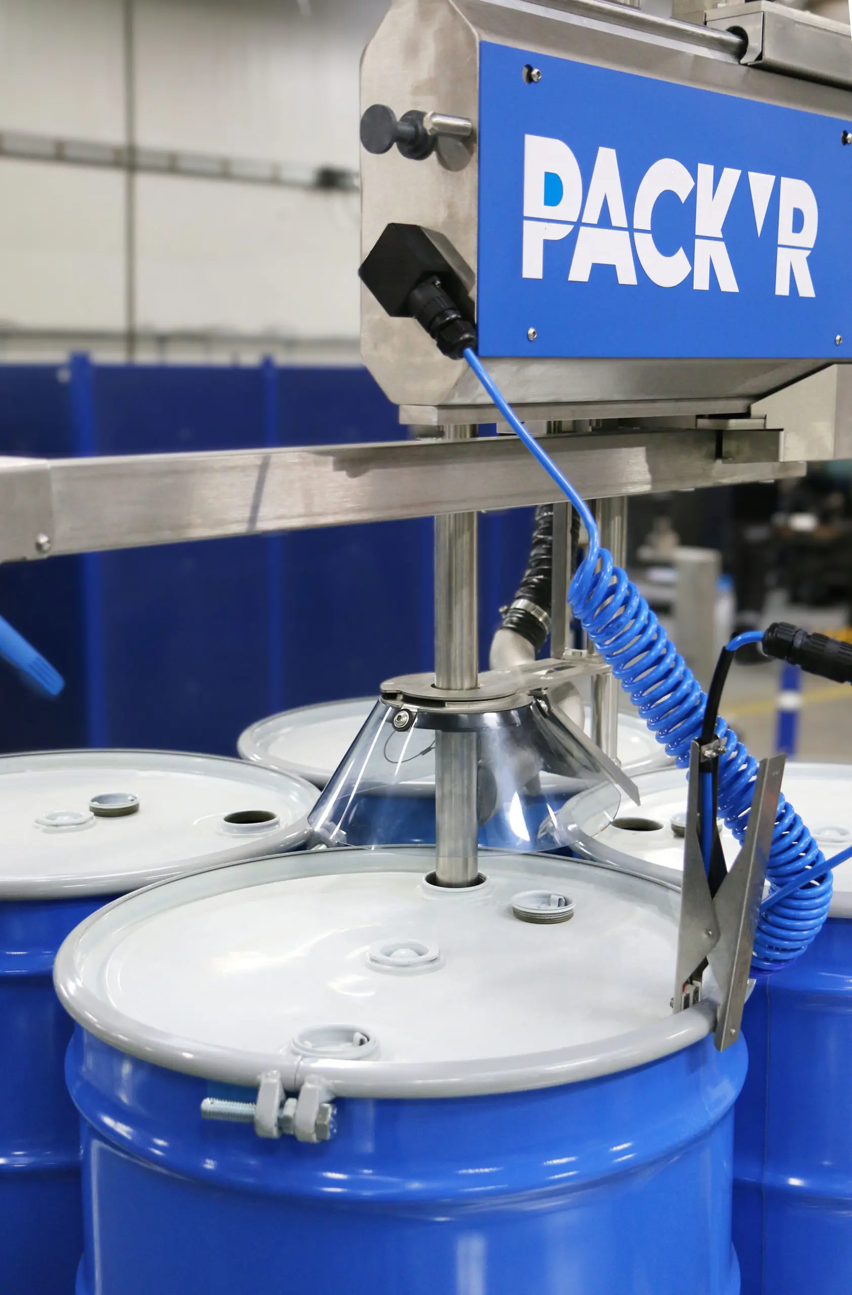 Machine de remplissage de fûts et IBC