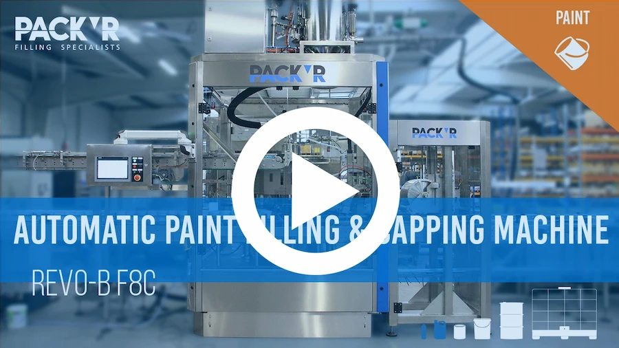 automatic paint filling and capping machine
