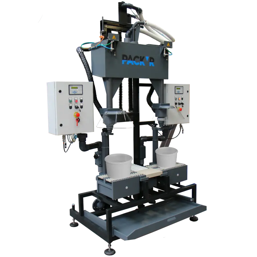 semi-automatic filling machine for pails and can