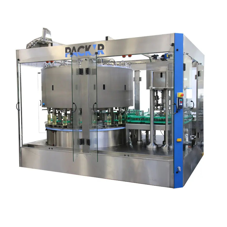 High speed liquid filling machine for bottles